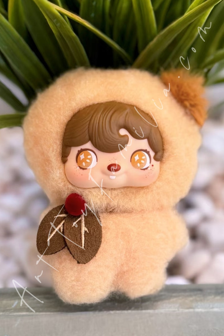 52Toys PoukaPouka Pocket Cosmos Series Vinyl Plush Autumnleaf Pixie