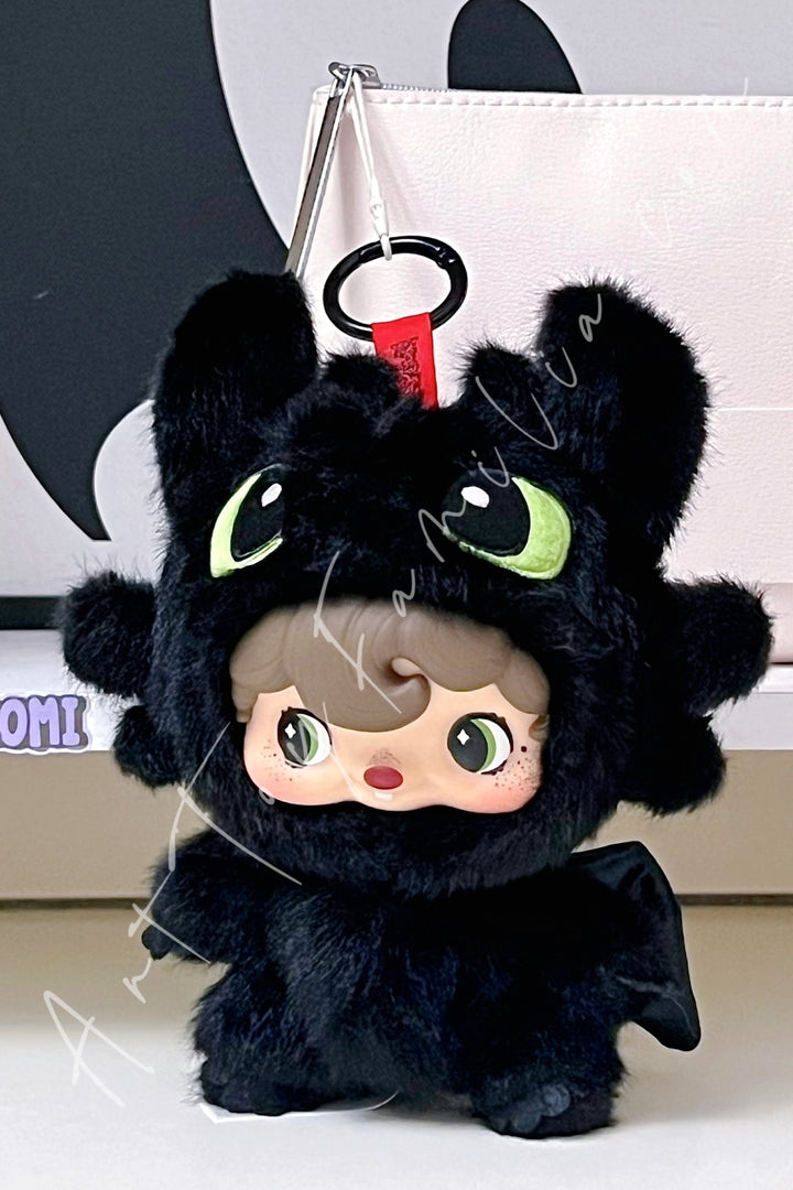 52Toys PoukaPouka x How to Train Your Dragon Series Vinyl Plush Toy Night Fury