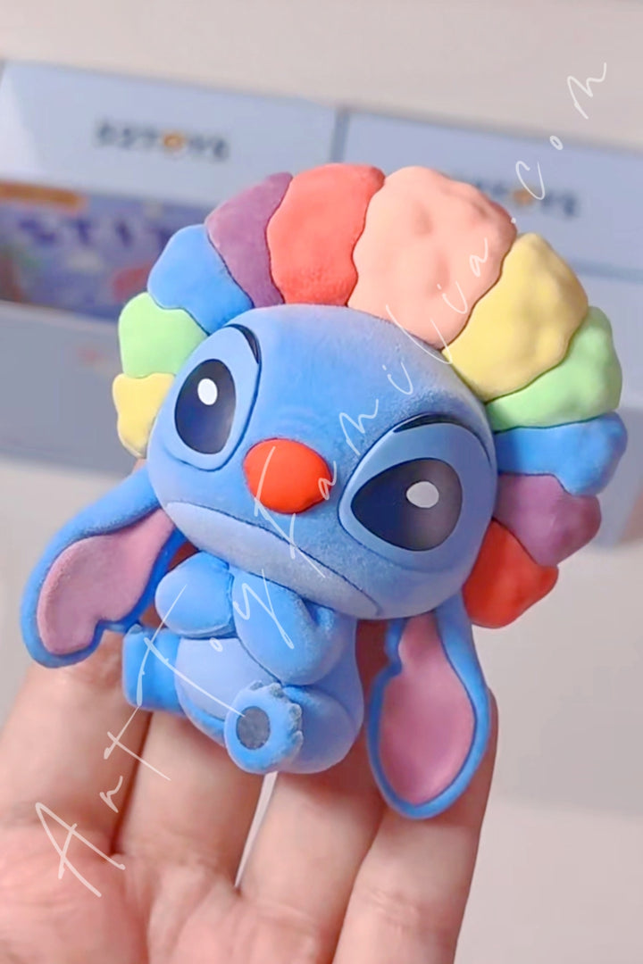 52Toys Stitch Let's Play! Series Fridge Magnet Cute Clown(Secret)