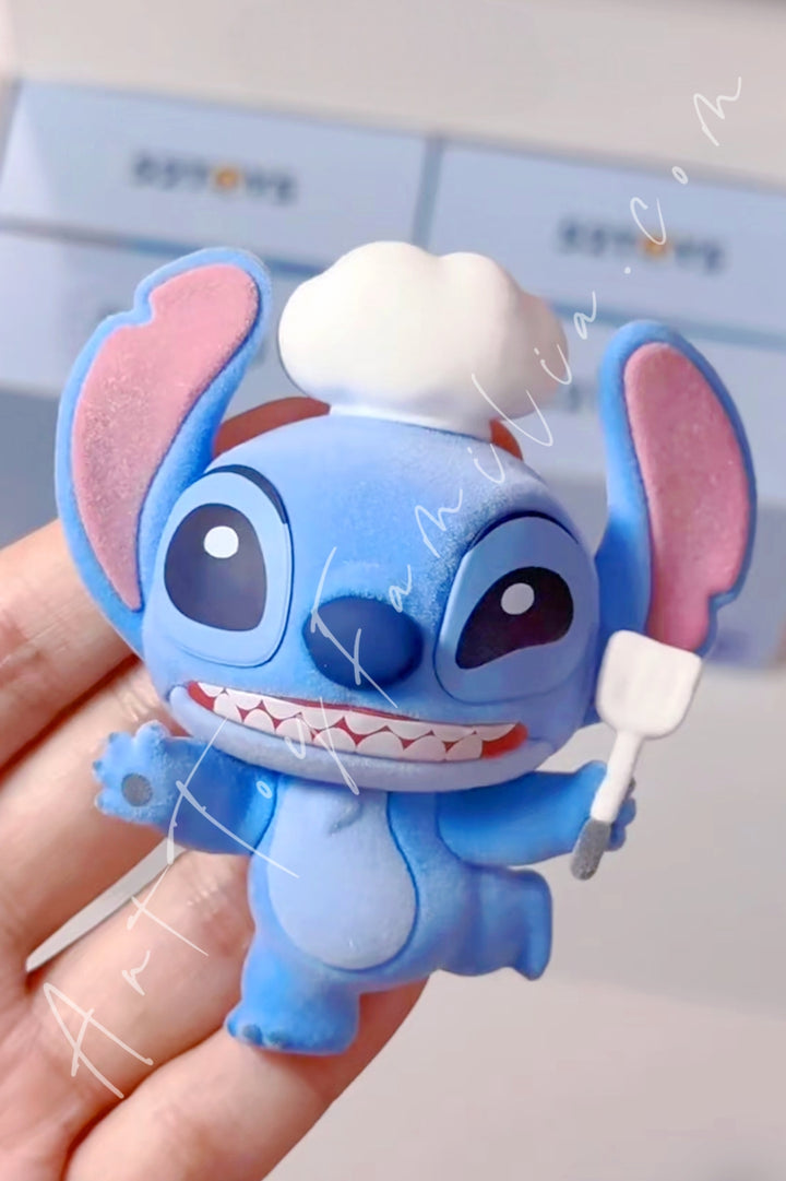52Toys Stitch Let's Play! Series Fridge Magnet Mini Chef