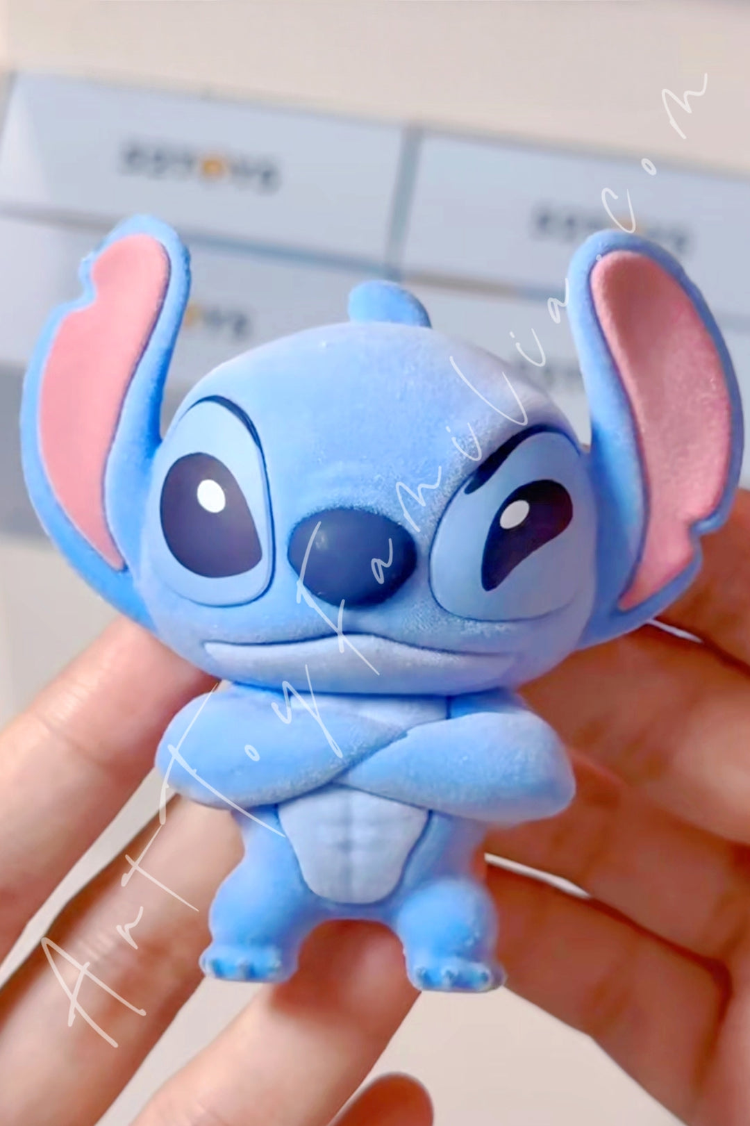 52Toys Stitch Let's Play! Series Fridge Magnet Muscle Show