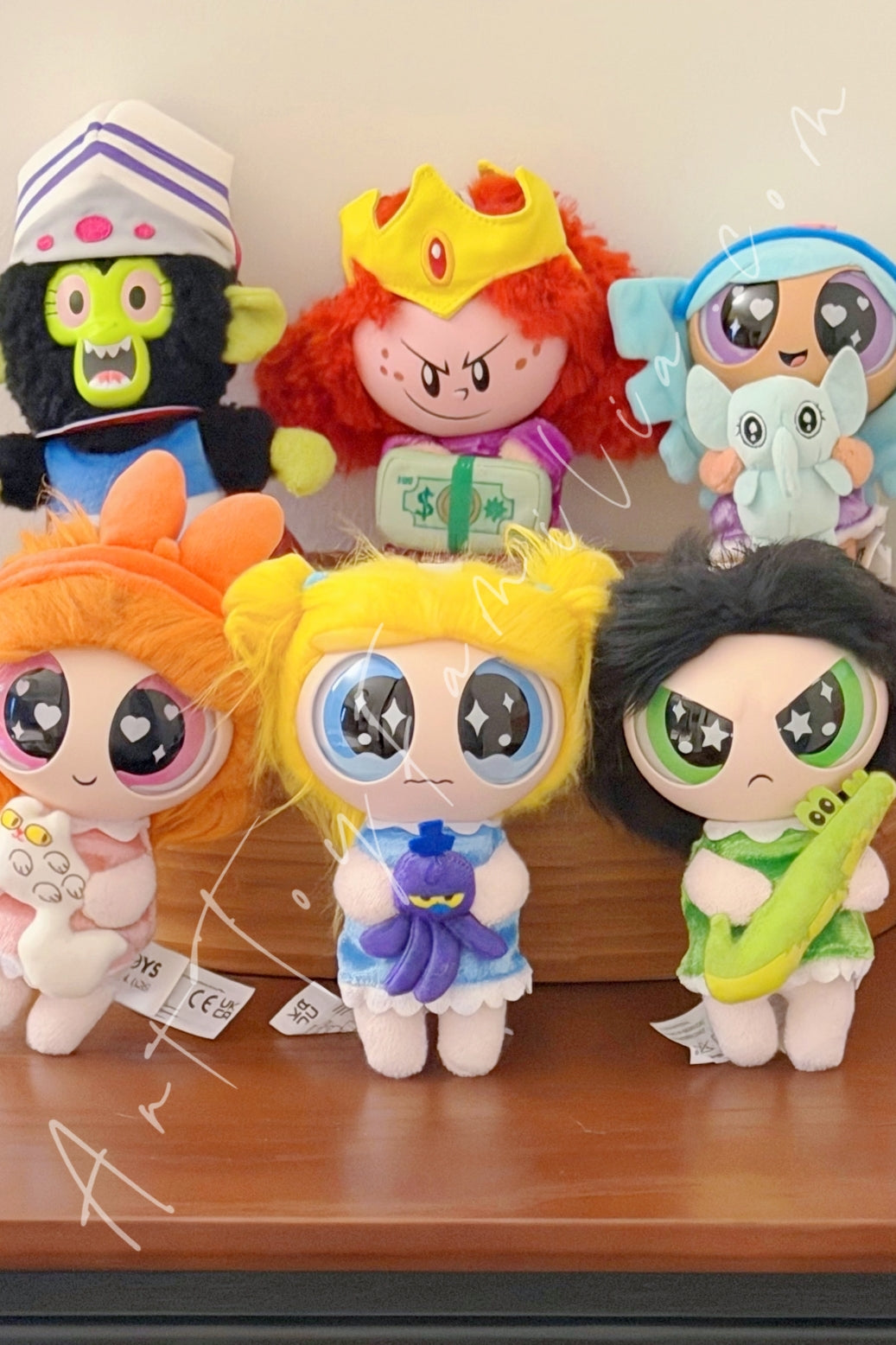 52Toys The Powerpuff Girls Good Morning Townsville Series Plush Pendant Blind Box Sealed Full Set