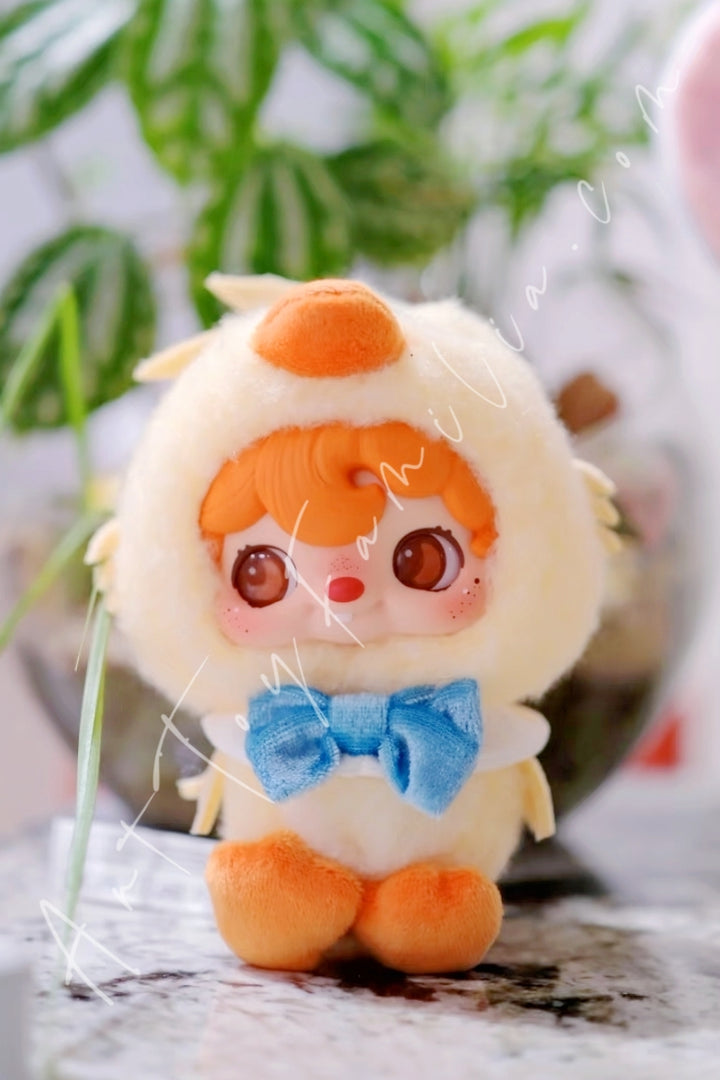 52Toys Tom and Jerry × Pouka Pouka Vinyl Plush Pendant Blind Box Pouka as Little Quacker