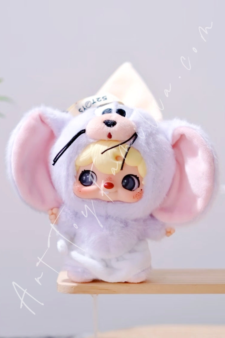 52Toys Tom and Jerry × Pouka Pouka Vinyl Plush Pendant Blind Box Pouka as Tuffy