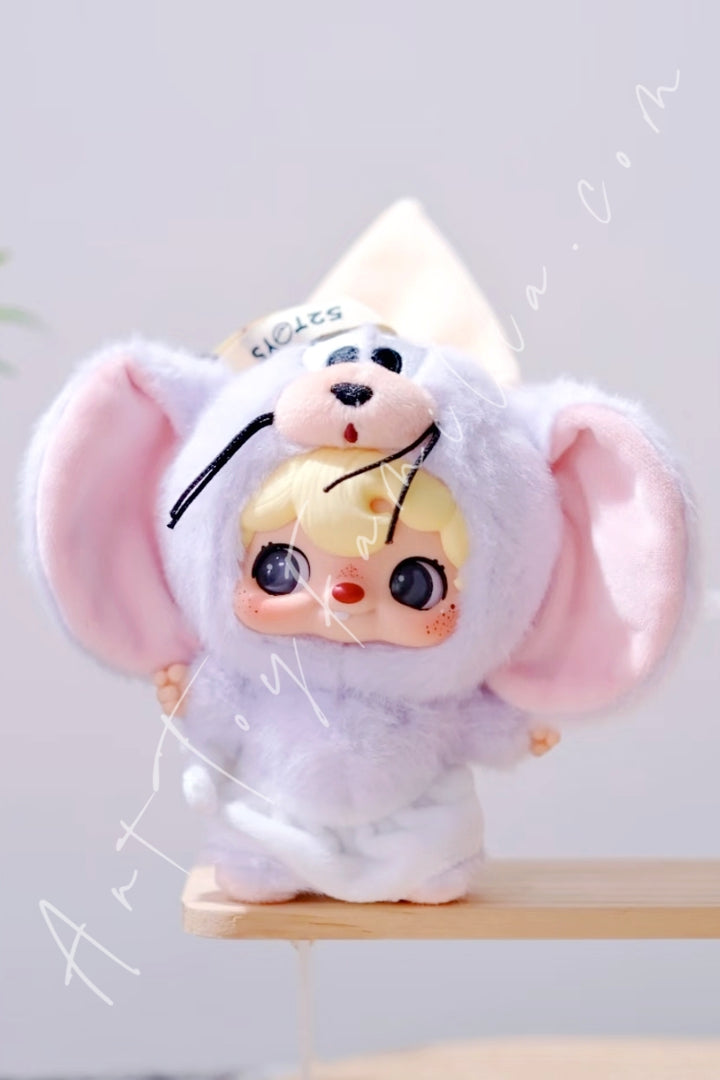 52Toys Tom and Jerry × Pouka Pouka Vinyl Plush Pendant Blind Box Pouka as Tuffy