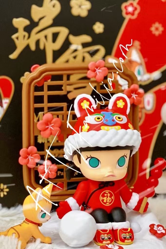 POP MART Molly Auspicious Snow Blister Package Figurine – Art Toy