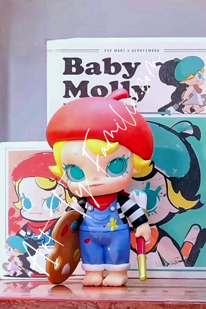 baby molly future painter figurine 我是未来小画家手办 Secret Edition