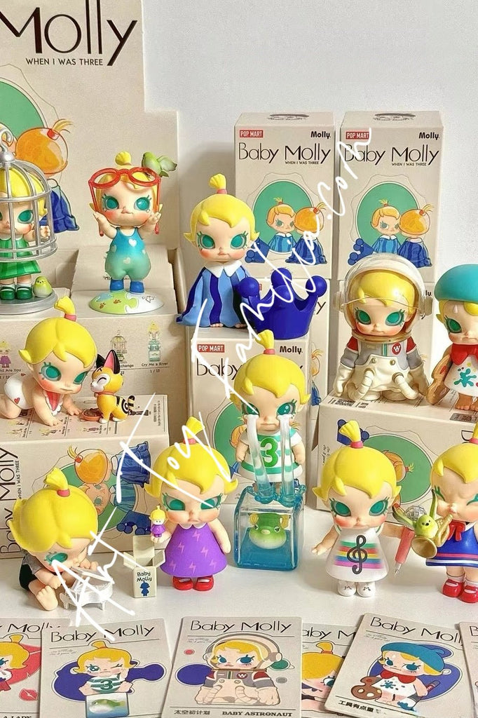 Baby Molly When I was Three！シリーズ 7体まとめ売り POP MART Baby Molly When I was Three! Series – Art Toy Familia