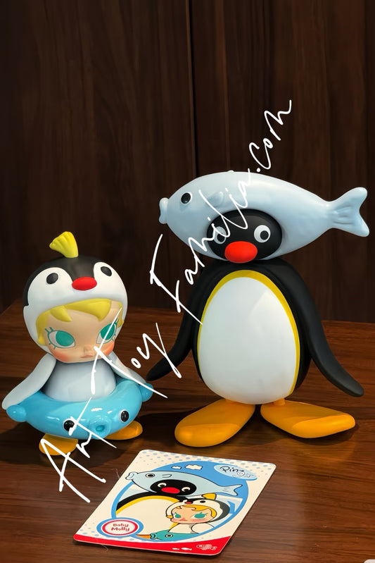 baby molly pingu fish are full of fun figurine 鱼趣多多手办 