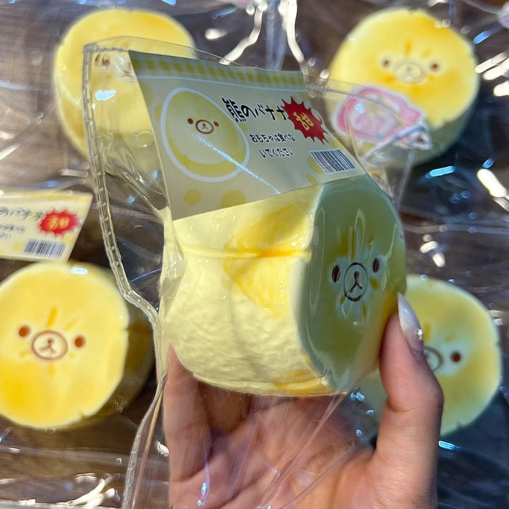 Banana Bear Slice - Buttery-Soft Taba Squishy