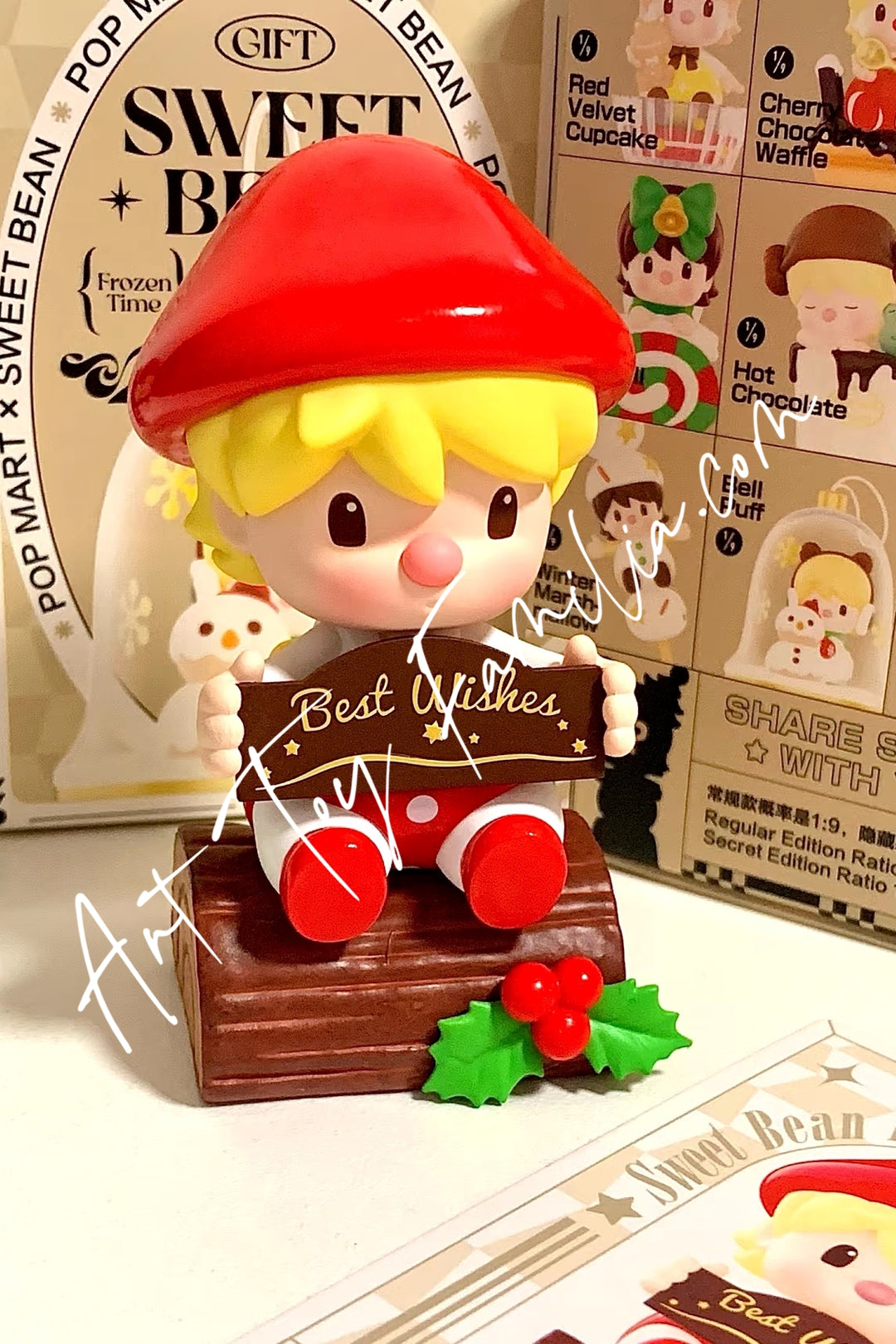 sweet bean frozen time dessert box series 定格时光甜品盒子系列 Winter Marshmallow   冬日棉花糖