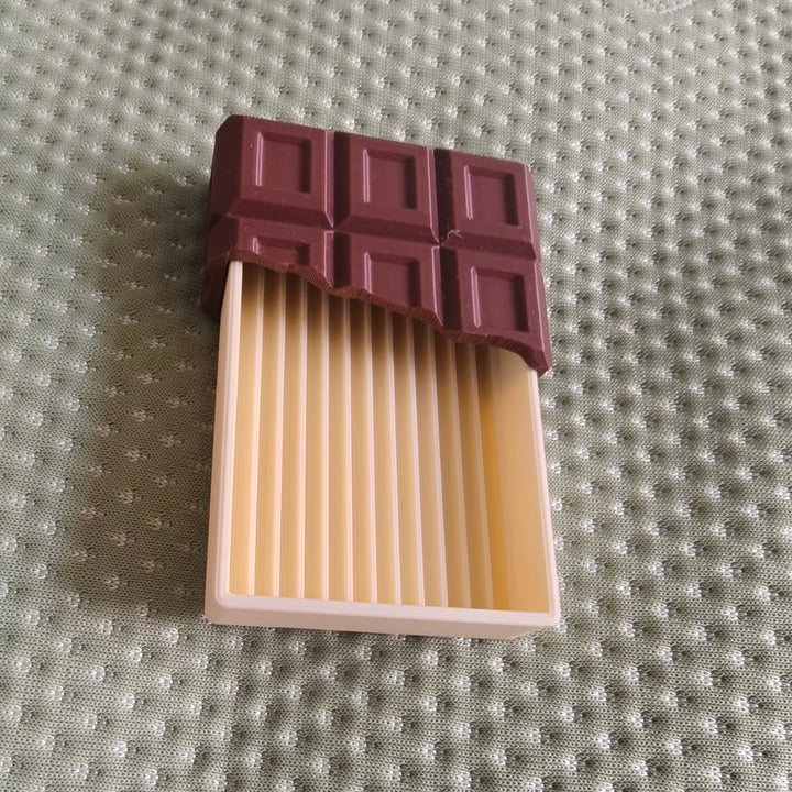 Chocolate-Inspired Perler Bead Tray – 12 Channels, Fits 2.6mm Beads