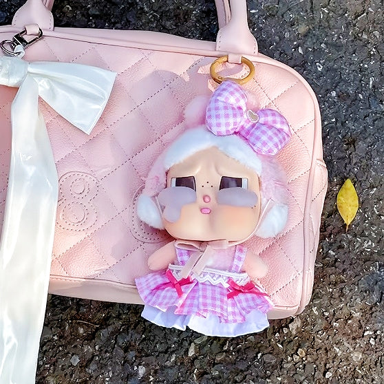 Crybaby Cloth Bow-Kissed Plaid Set - 051 – Art Toy Familia
