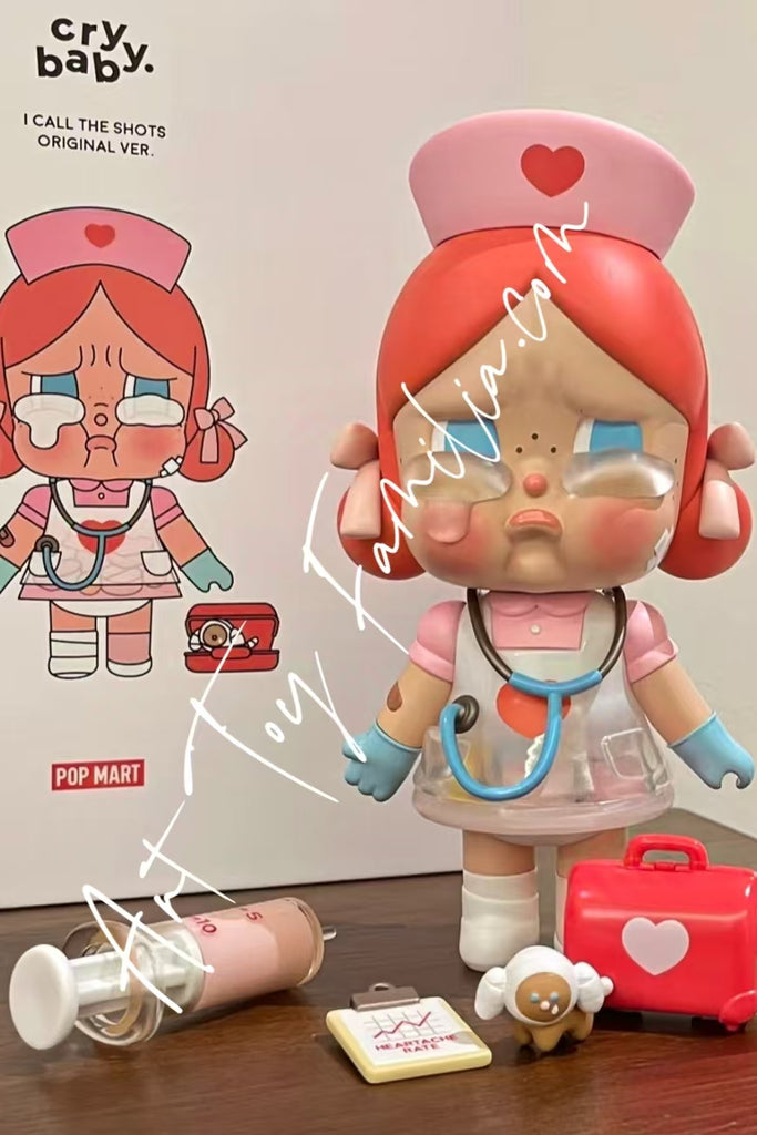 POPMART CRYBABY王様キャラクター 象フィギュア POP MART Crybaby Crying Parade Series BlindBox Confirmed