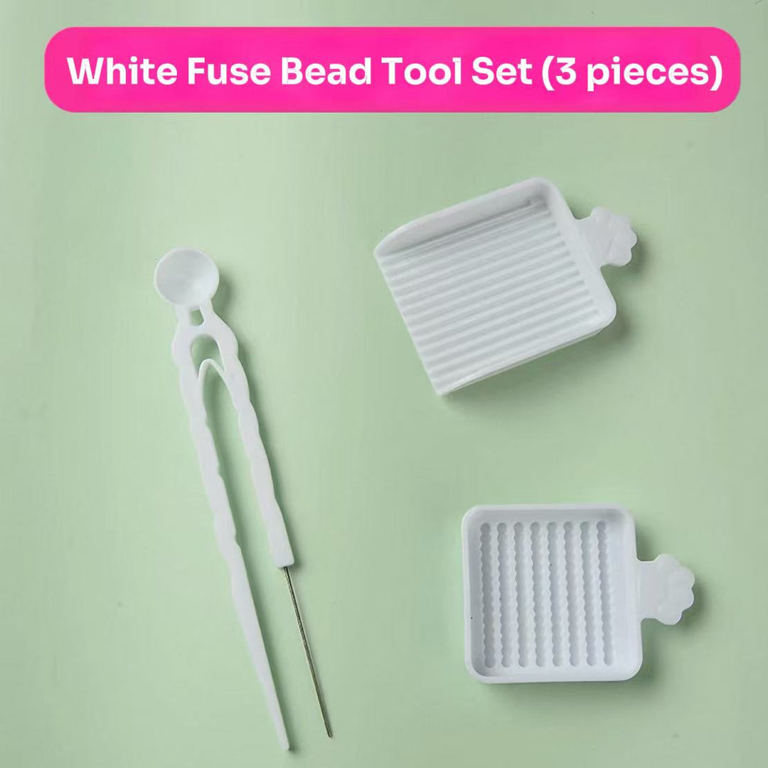 Art Toy Familia - 2.6mm DIY Fuse Beads Set – Premium Multi - Color Pixel Art Craft Kit - B001 Individual Tools & Accessories Auxiliary Tool 3 - Piece Set (Random Color)