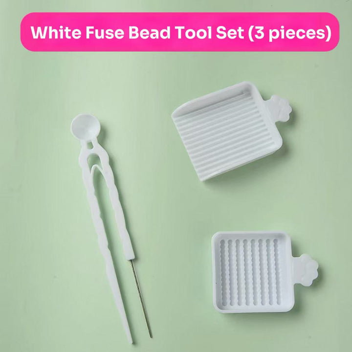 Art Toy Familia - 2.6mm DIY Fuse Beads Set – Premium Multi - Color Pixel Art Craft Kit - B001 Individual Tools & Accessories Auxiliary Tool 3 - Piece Set (Random Color)