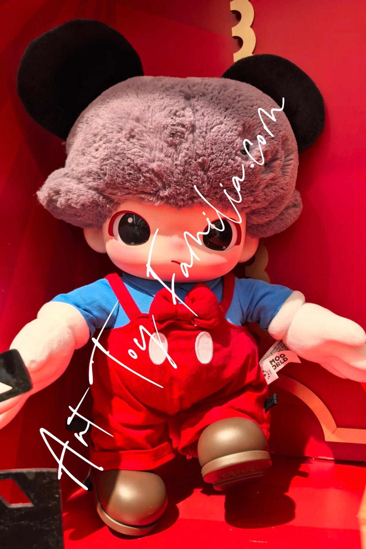 POP MART Dimoo World × Disney Series-Mickey Vinyl Plush Bag – Art