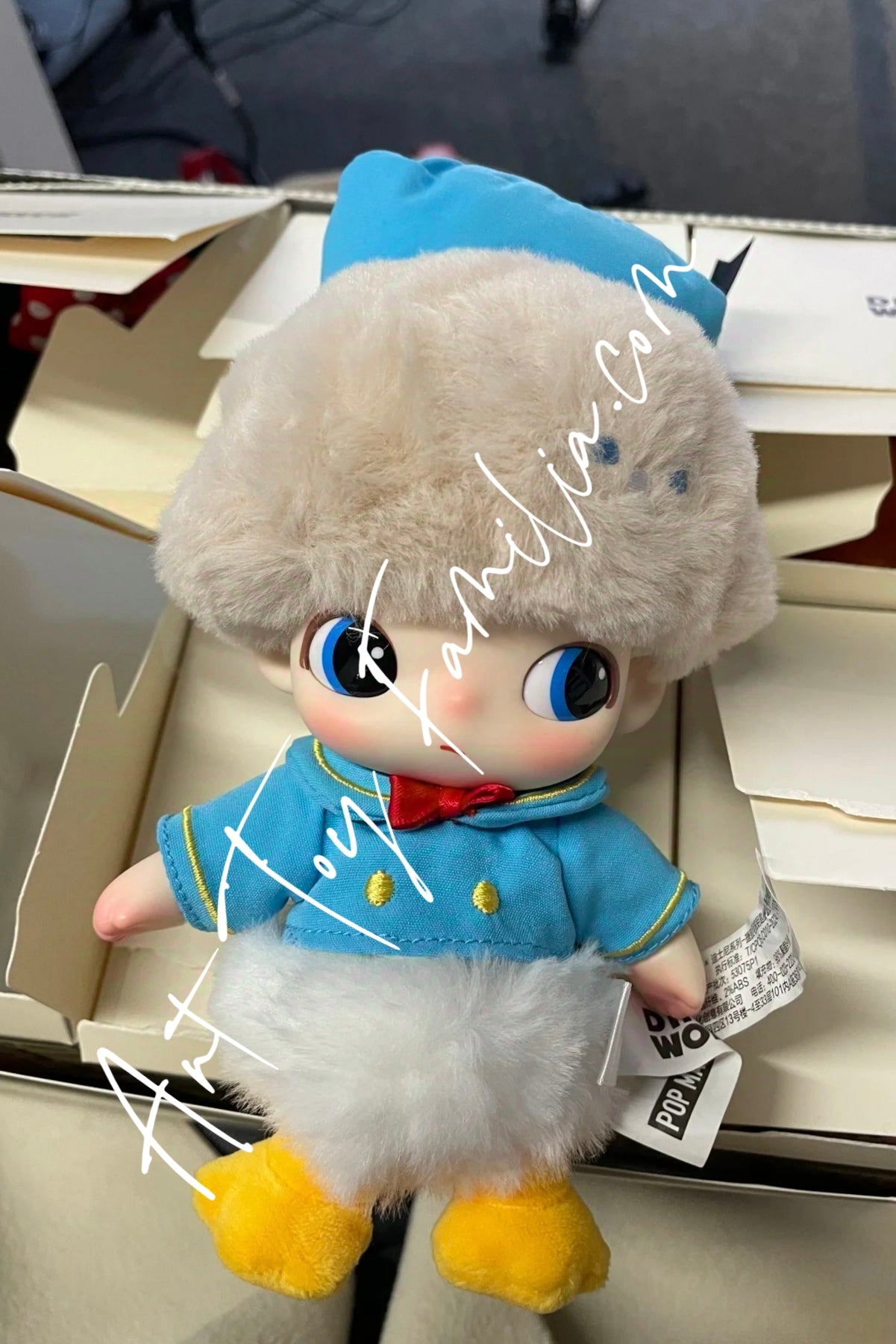 Dimoo World × Disney Series-Vinyl Plush Keychain Donald Duck's Singing