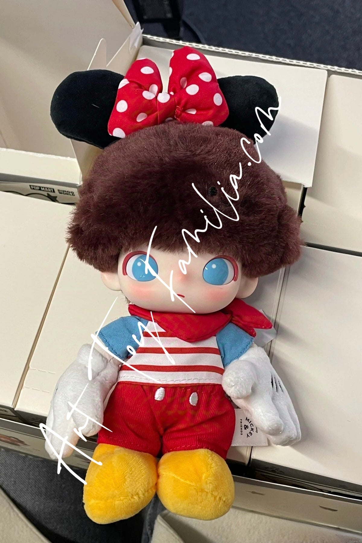 POP MART Dimoo World × Disney Series-Vinyl Plush Keychain – Art Toy Familia