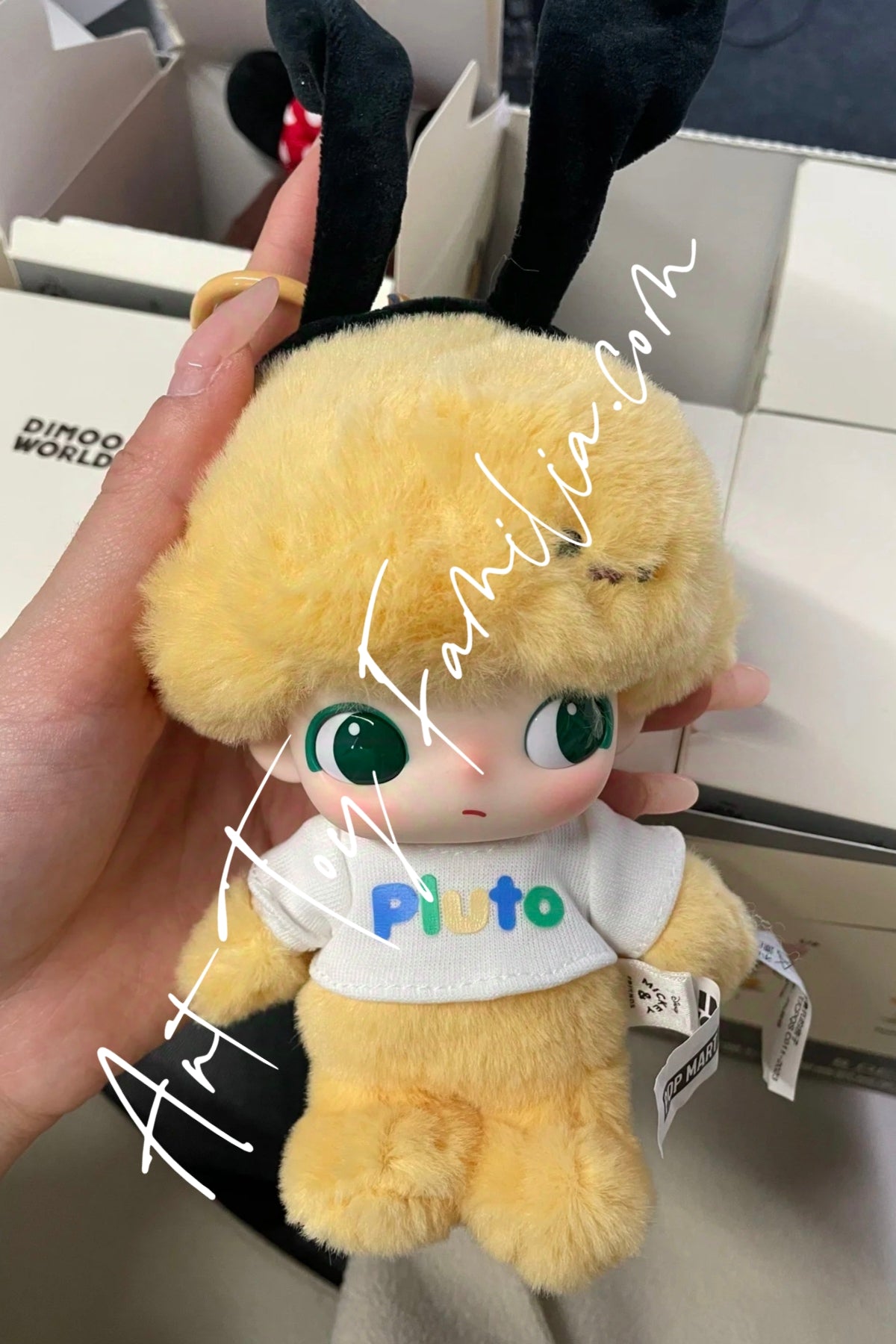 Dimoo World × Disney Series-Vinyl Plush Keychain Pluto's House