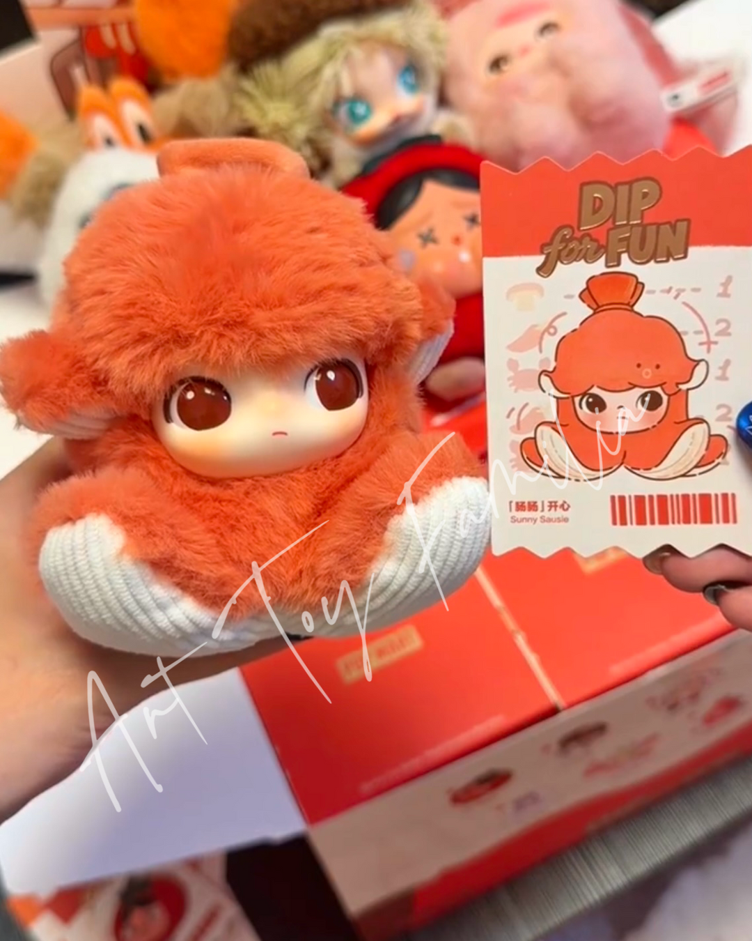 Dip For Fun Series Plush Pendant Sunny Sausie