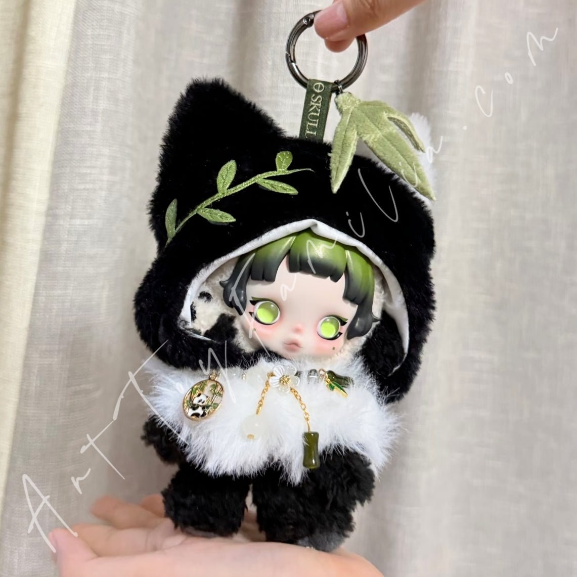 Doll Cloth Bamboo Furry Kitty Cloak For Skullpanda - 164 – Art Toy