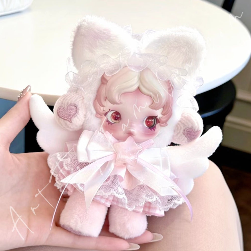 Doll Cloth Kitten Angel Set For Skullpanda