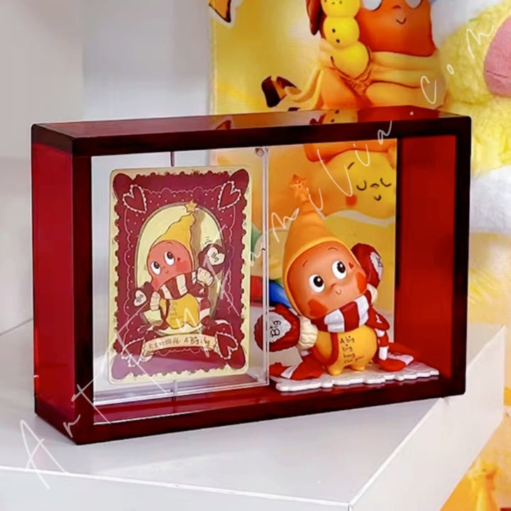 Art Toy Familia - Doll Rotating Blindbox Display Box - 145 Box Only No Doll Red Ver.