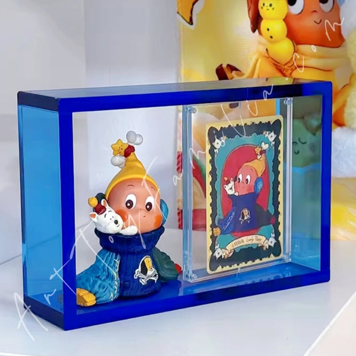 Art Toy Familia - Doll Rotating Blindbox Display Box - 145 Box Only No Doll Blue Ver.