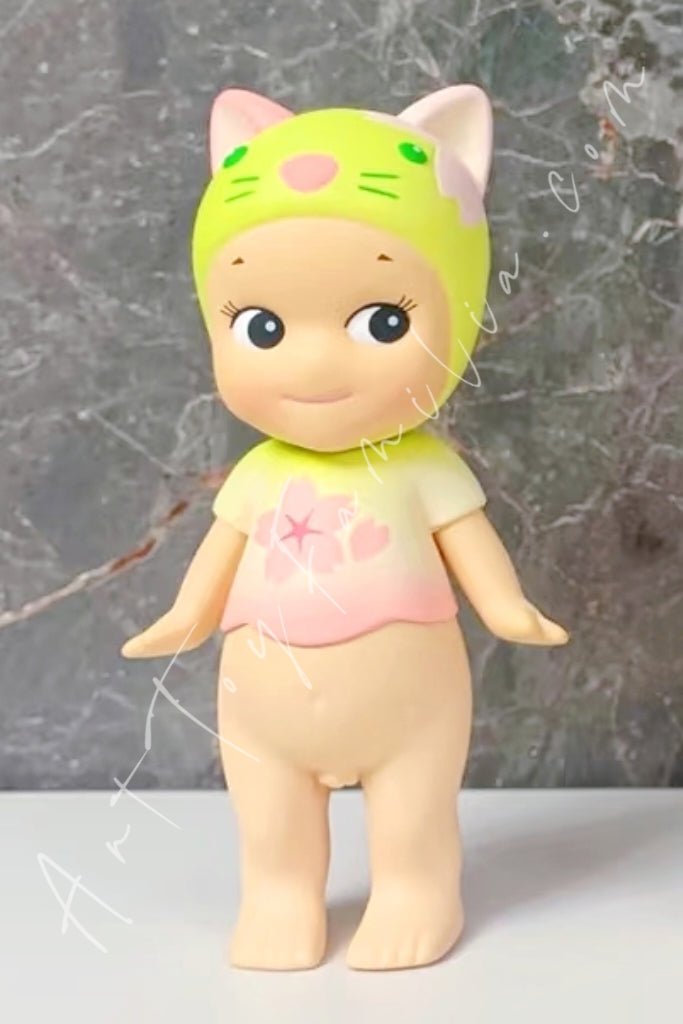 Sonny Angel - Sonny Angel Cherry Blossom Series - Peaceful Spring Edition - 春樱系列 Calico Cat - 杂色猫