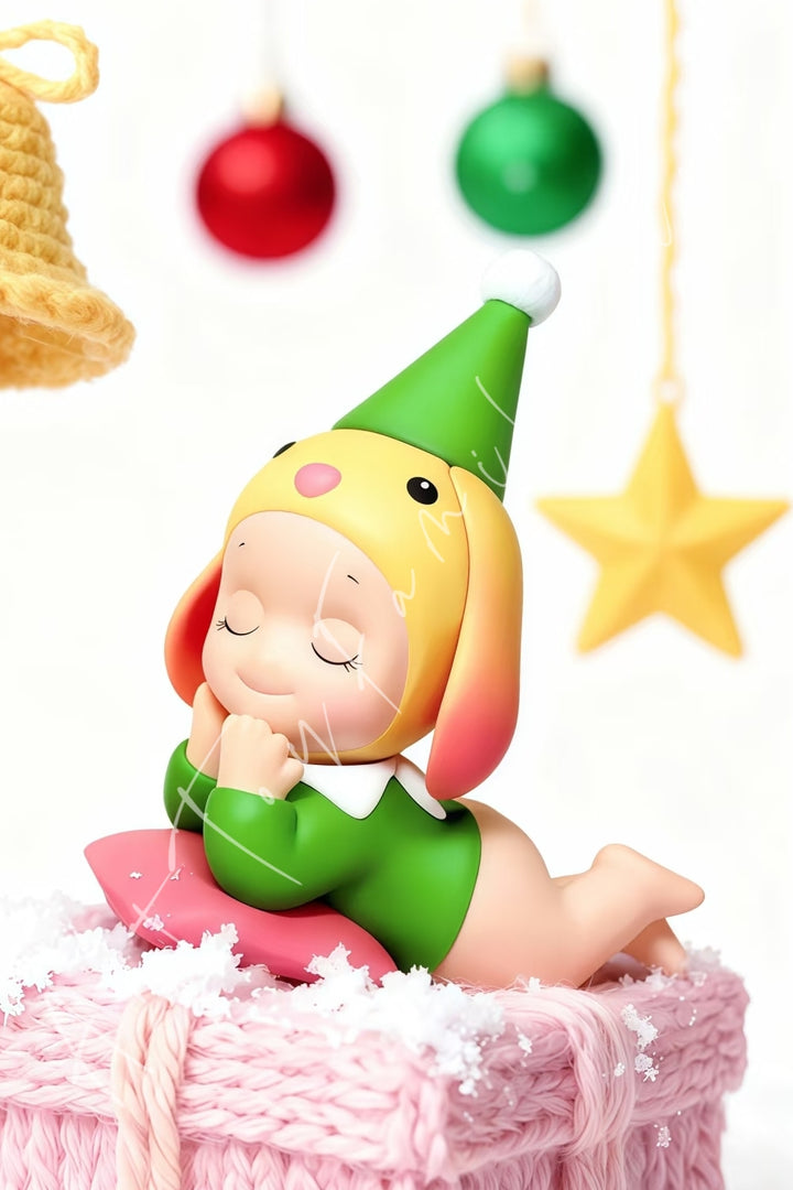 Dreams Sonny Angel Santa's Little Helper Series Lop Ear Rabbit