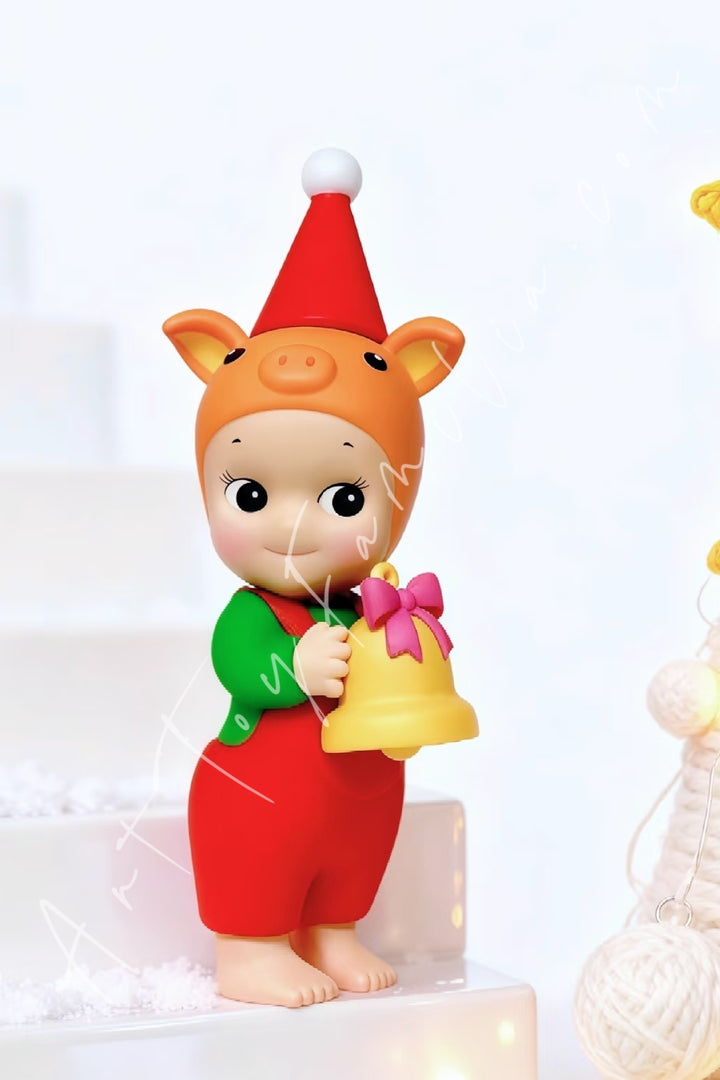 Dreams Sonny Angel Santa's Little Helper Series Pig