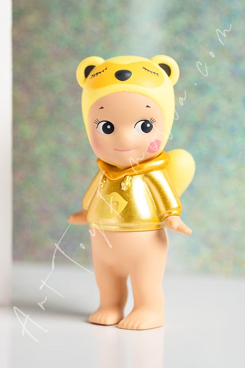 Dreams Sonny Angel × Shu Uemura Makeup Angel Series Figures Solar Tanuki