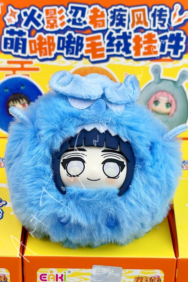 Eaki Naruto Shippuden Fluffy Series Plush Pendant Hinata Hyuga