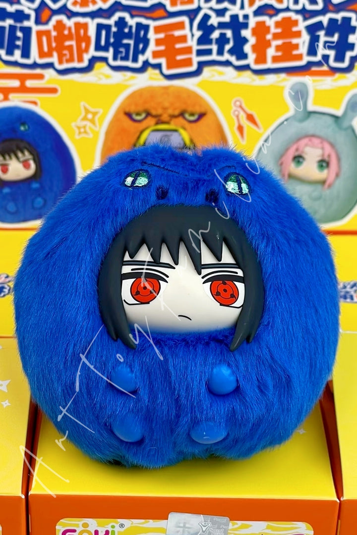 Eaki Naruto Shippuden Fluffy Series Plush Pendant Sasuke Uchiha