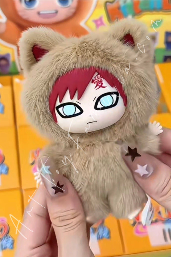Eaki Naruto Shippuden Kitten Land Series Plush Doll Blind Box Gaara
