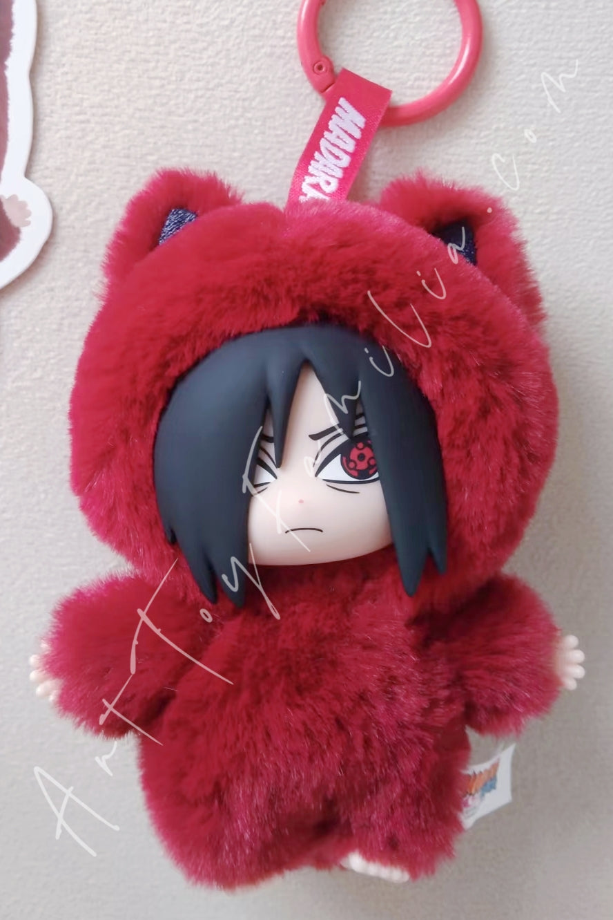 Eaki Naruto Shippuden Kitten Land Series Plush Doll Blind Box Madara (Secret)