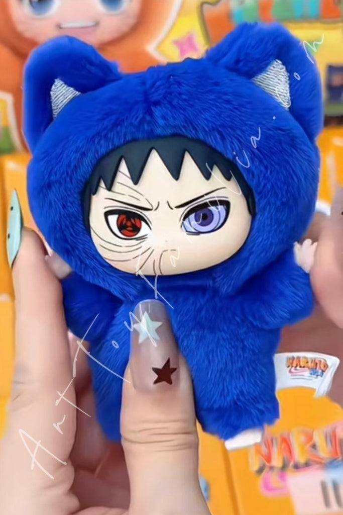Eaki Naruto Shippuden Kitten Land Series Plush Doll Blind Box Obito