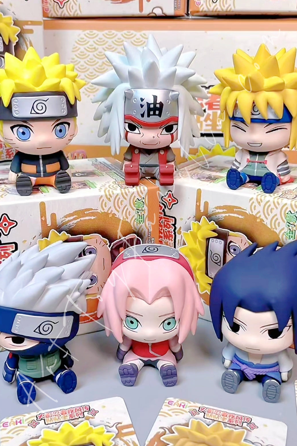 Eaki Naruto Shippuden Sticky Sit Series 6 Confirmed Figures