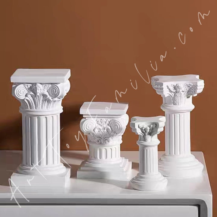 Art Toy Familia - Europa Column Blindbox Display Base - 153 Base Only No Doll Cylindrical Base Ver. - L - 圆底大号
