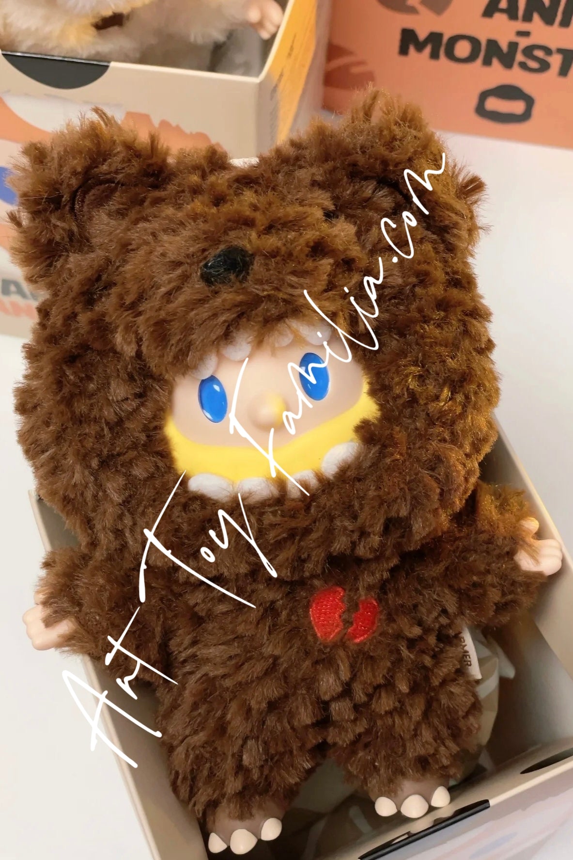 Farmer Bob Ani-Monster Series Vinyl Plush Pendant Bear-Monster Bob