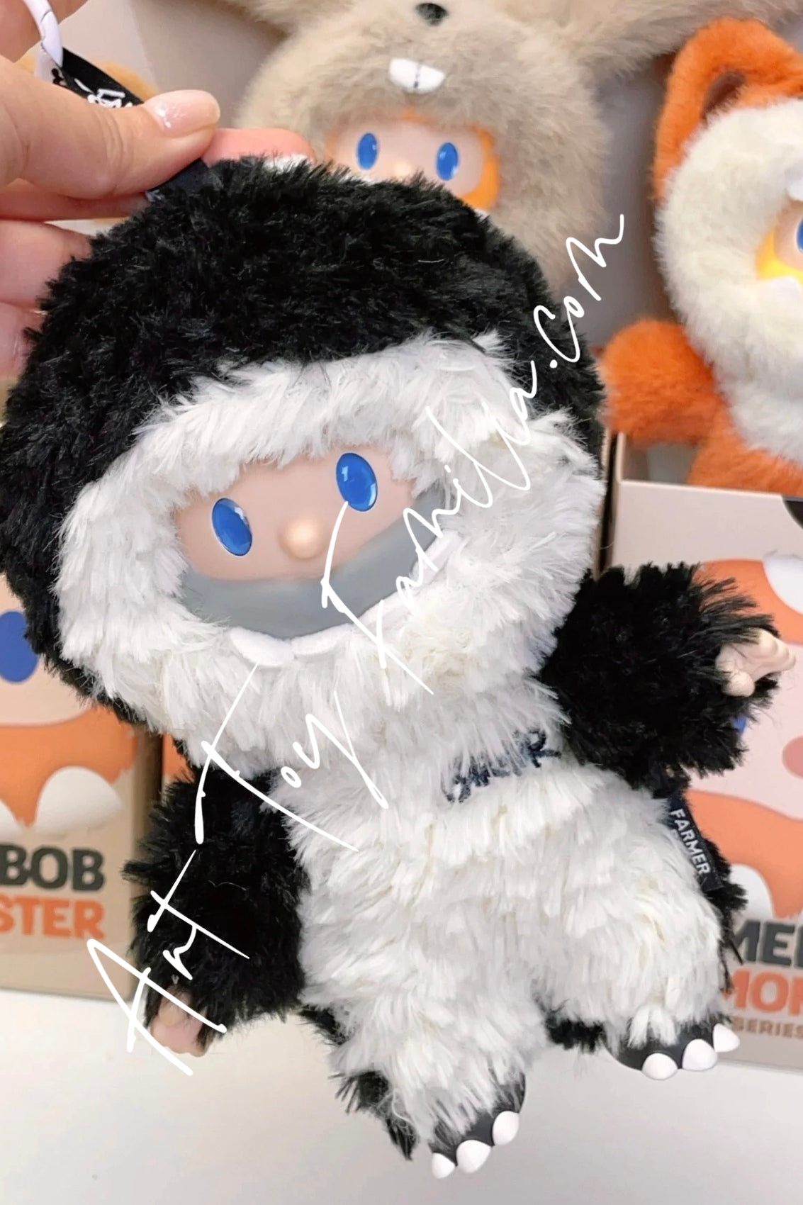 Farmer Bob Ani-Monster Series Vinyl Plush Pendant Killer Whale-Monster Bob(Secret)