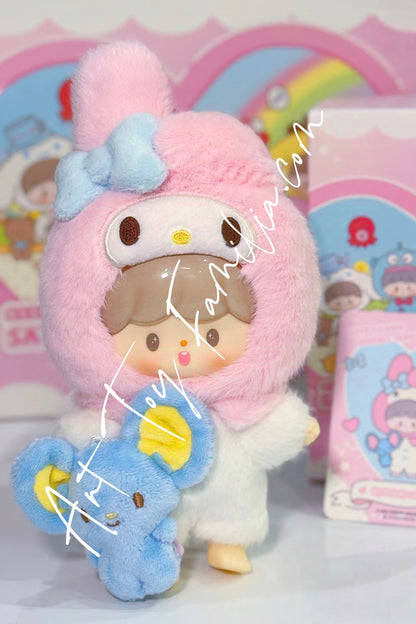 Finding Unicorn zZoton × Sanrio Love-League Buddies Series Vinyl Plush Keychain My Melody