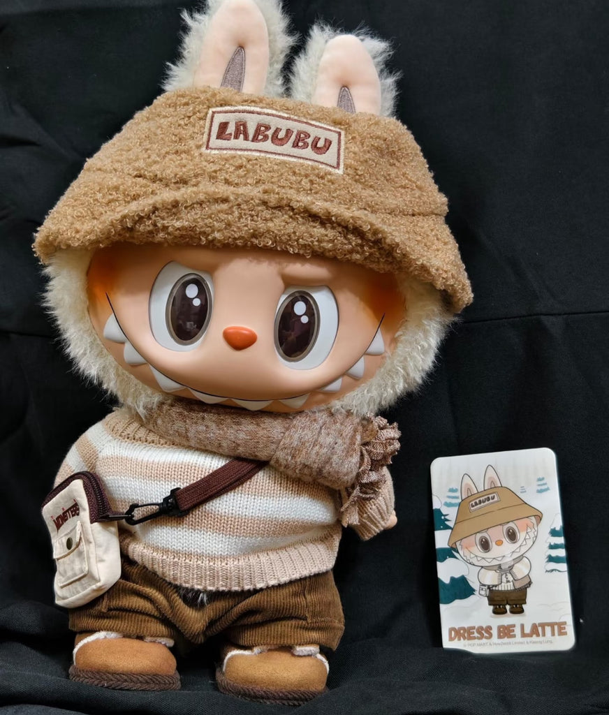 labubu THE MONSTERS DRESS BE LATTE ぬいぐるみ Pop Mart Labubu The Monsters Dress Be Latte Vinyl Plush Doll