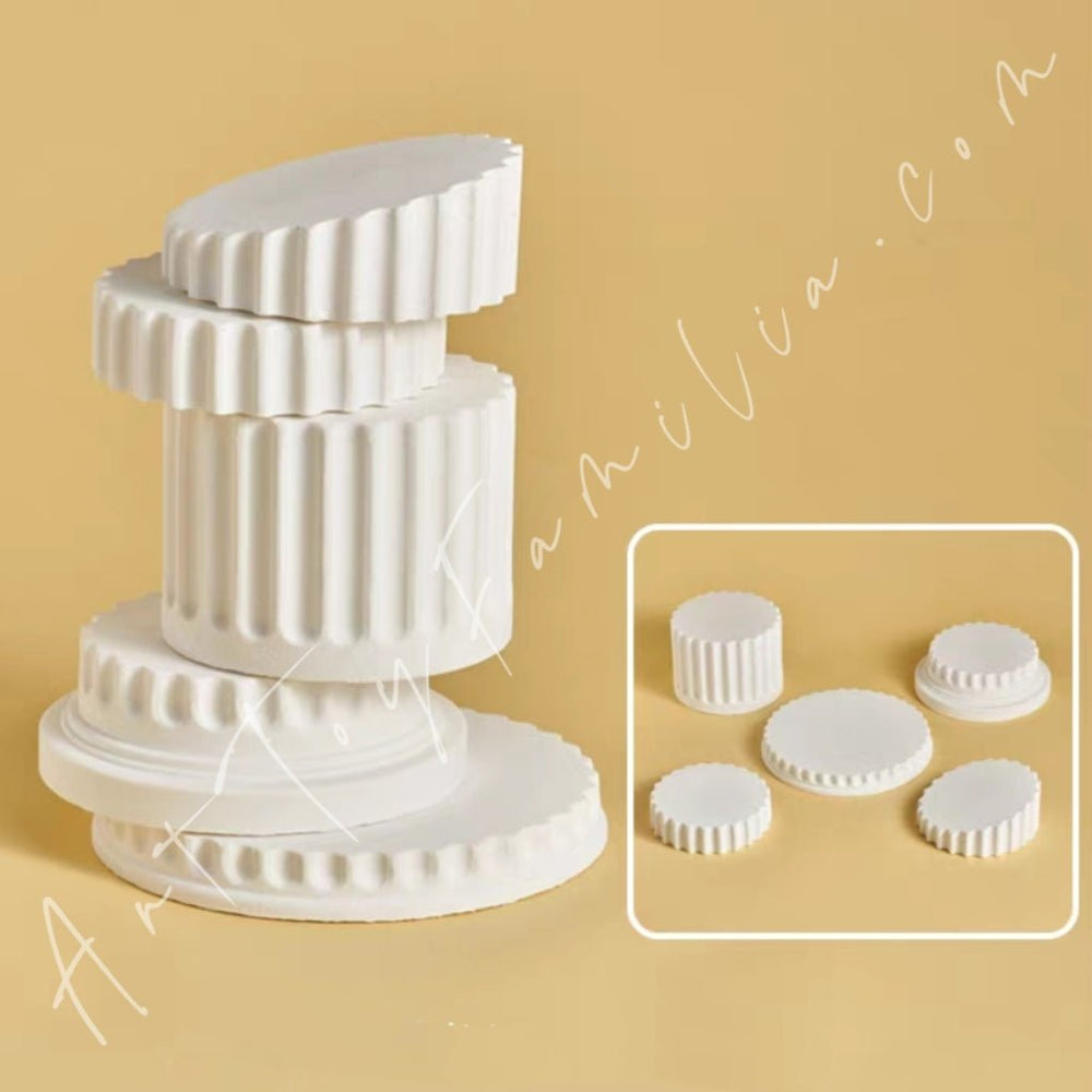 Art Toy Familia - Geometric Pedestal Blindbox Display Base - 152 Base Only No Doll Fullset - 一套