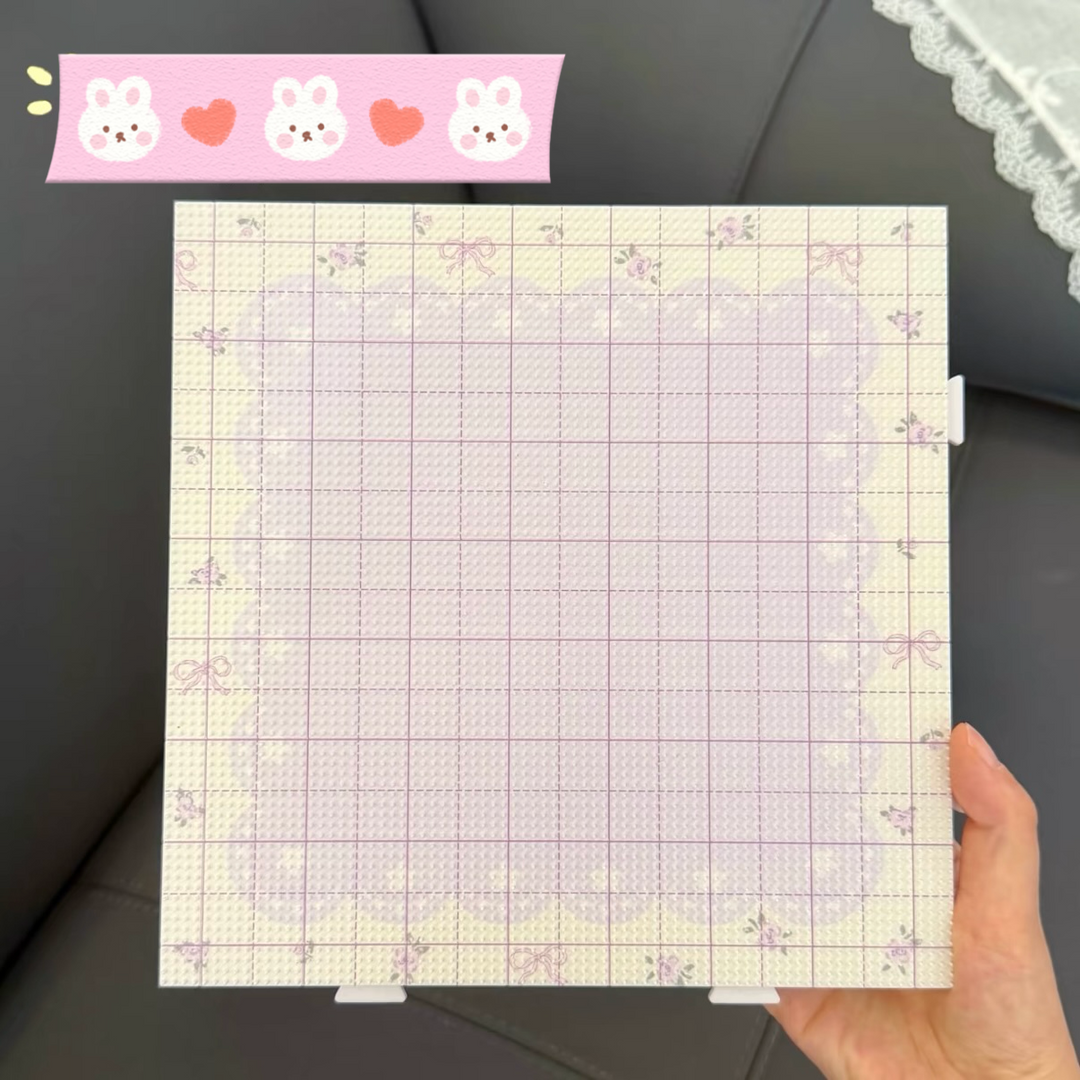 Girlhood Series 78-Peg Perler Bead Board - Original Design, Matte Finish, 2mm Extended Pegs, Heat-Resistant, for 2.6mm Beads