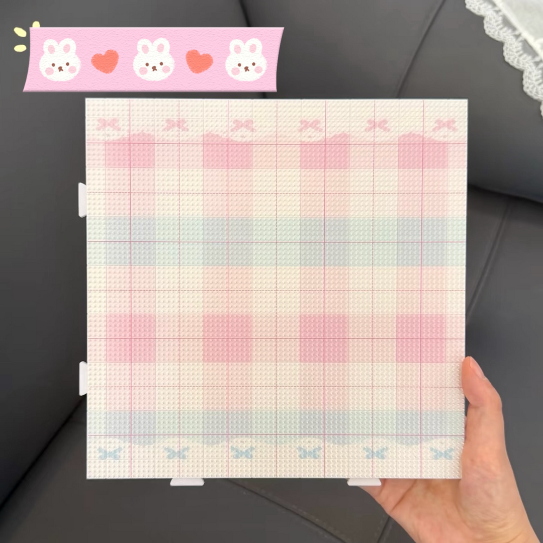 Girlhood Series 78-Peg Perler Bead Board - Original Design, Matte Finish, 2mm Extended Pegs, Heat-Resistant, for 2.6mm Beads