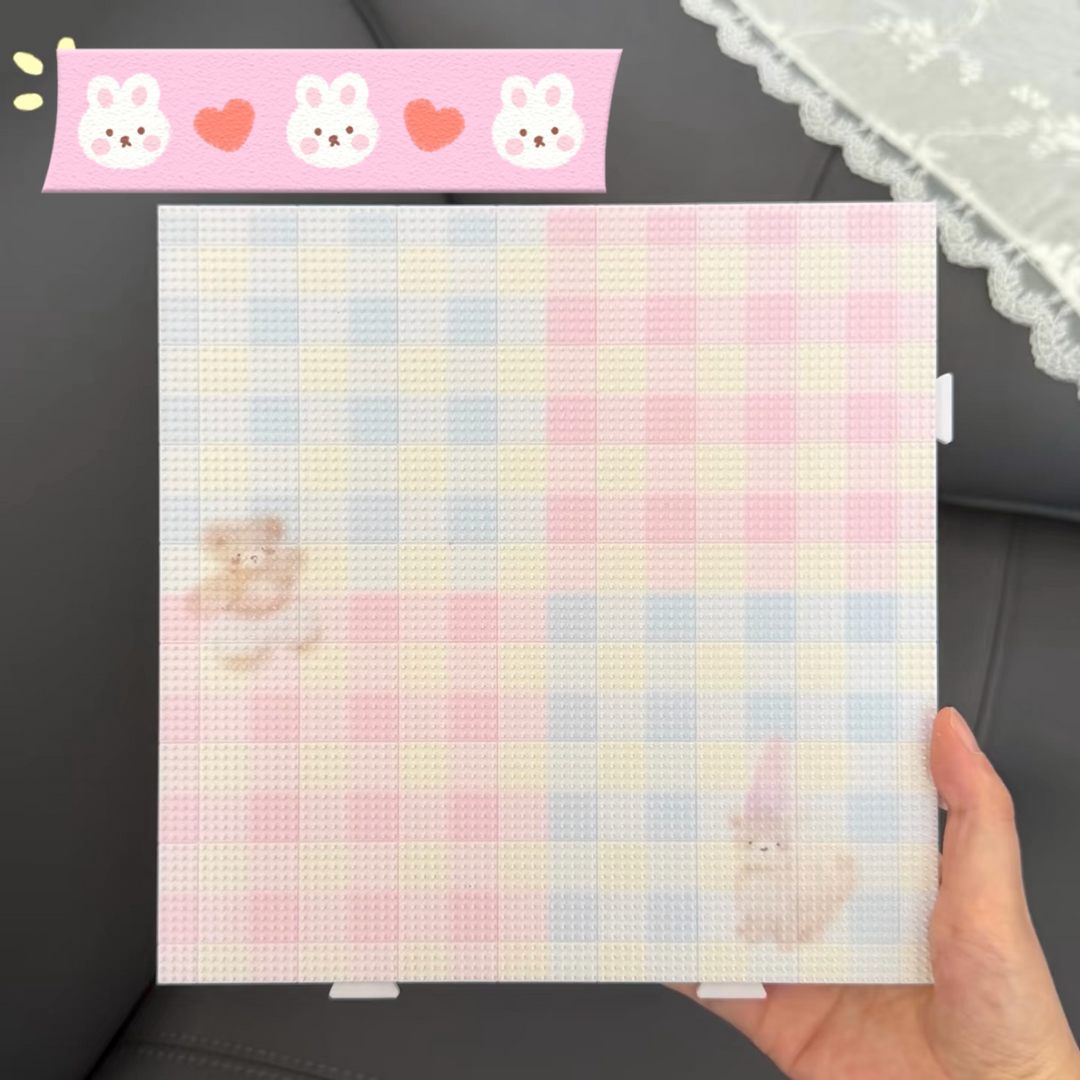 Girlhood Series 78-Peg Perler Bead Board - Original Design, Matte Finish, 2mm Extended Pegs, Heat-Resistant, for 2.6mm Beads