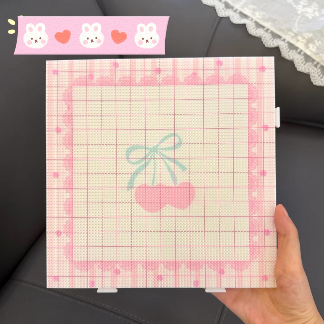 Girlhood Series 78-Peg Perler Bead Board - Original Design, Matte Finish, 2mm Extended Pegs, Heat-Resistant, for 2.6mm Beads