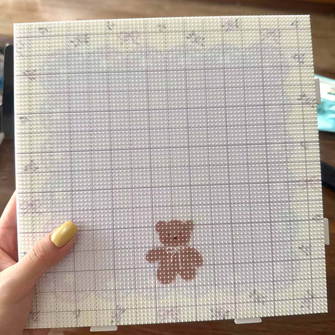Girlhood Series 78-Peg Perler Bead Board - Original Design, Matte Finish, 2mm Extended Pegs, Heat-Resistant, for 2.6mm Beads